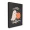Stupell Industries Happy Halloween Smiling Ghost Pumpkin Canvas Wall Art